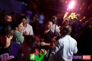 Illustration for article titled Half-Naked Ravers Served Drinks By Glow-in-the-Dark Robot at Gawker HQ